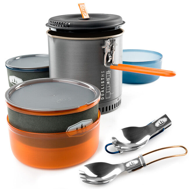GSI Outdoors Halulite Dualist HS set di pentole per 2 persone 1,8 l