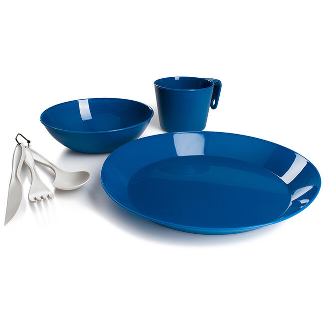 GSI Outdoors Cascadian 1 set di piatti per una persona, blu