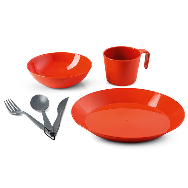 GSI Outdoors Cascadian 3 set di piatti per una persona, terracotta