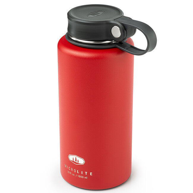GSI Outdoors Microlite 1000 Twist termo bottle 1 l, haute red