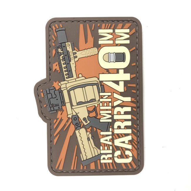 WARAGOD I VERI UOMINI PORTANO pistola patch 40MM