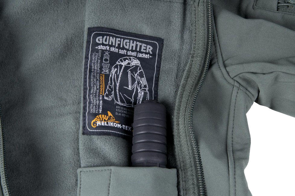Helikon-Tex Gunfighter giacca impermeabile e antivento, verde giungla
