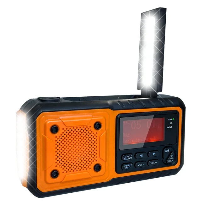 Liber Montis FM DAB/DAB+ Sonus radio multifunzione con Bluetooth 5.1 e funzione SOS