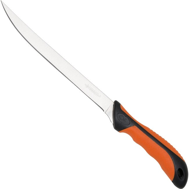Haller coltello da filettatura con fodero in plastica, lama da 20 cm