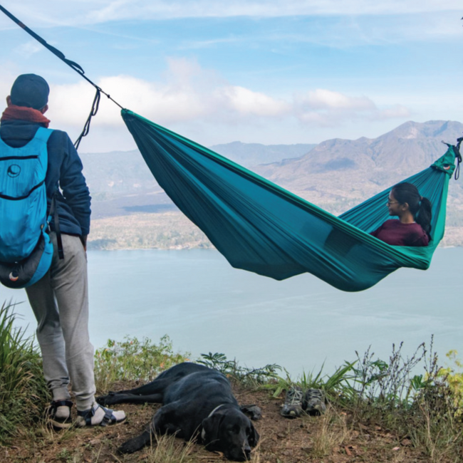 Ticket to the Moon Compact Hammock, Blue