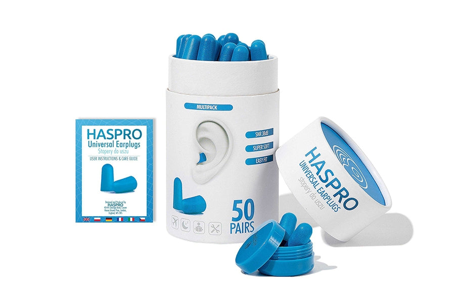 Haspro TUBE50 tappi per orecchie, blu