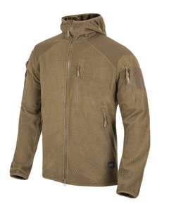 Helikon-Tex Alpha Hoodie flisasti pulover s kapuco, Coyote