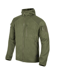 Helikon-Tex Alpha Hoodie flisasti pulover, olivno zelena