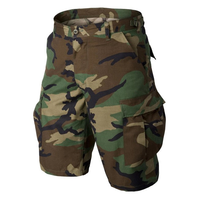 Helikon-Tex BDU Cotton Rip-Stop pantaloncini, woodland
