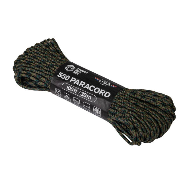 Helikon-Tex 550 Paracord (100 piedi) - woodland