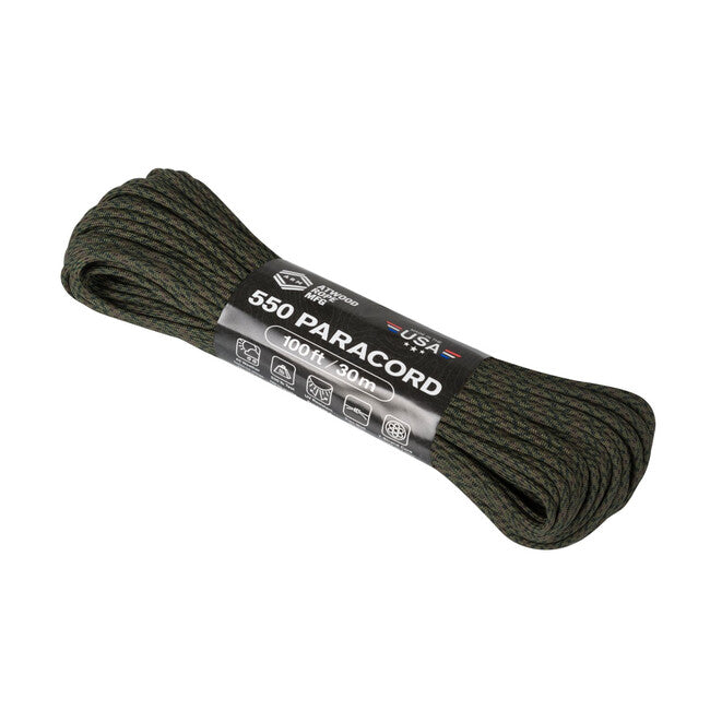 Helikon-Tex Paracord 550 con motivi che cambiano colore (100 piedi) - covert