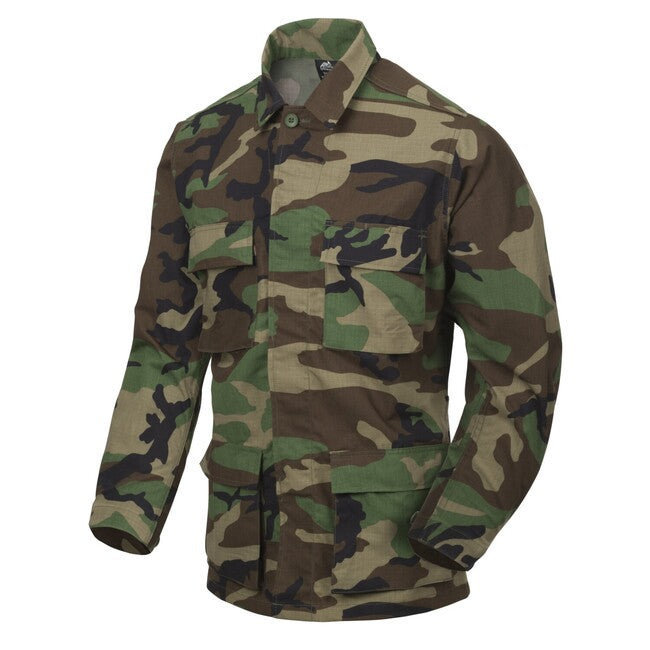 Helikon-Tex Camicetta BDU - PolyCotton Ripstop - US Woodland