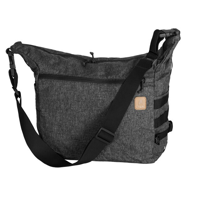 Helikon-Tex BUSHCRAFT SATCHEL borsa - misto nylon/poliestere - nero e grigio melange