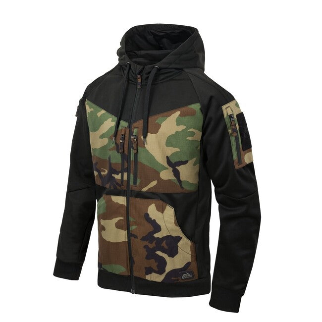 Helikon-Tex - Rogue Hoodie giacca, nero/us woodland