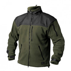 Helikon-Tex Classic Army stisnjena flisasta olivno-črna jakna