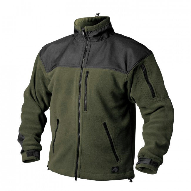 Helikon-Tex Classic Army giacca in pile rinforzata, oliva-nero, 300g/m2
