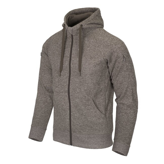 Helikon-Tex Covert Felpa con cappuccio tactical (FullZip) - melange light tan