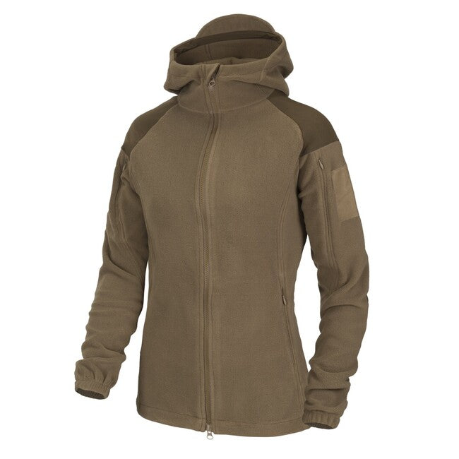 Helikon-Tex Cumulus felpa con cappuccio da donna - pile pesante , coyote