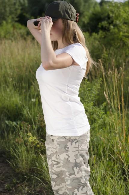 Helikon-Tex maglietta corta da donna, bianco, 165g/m2