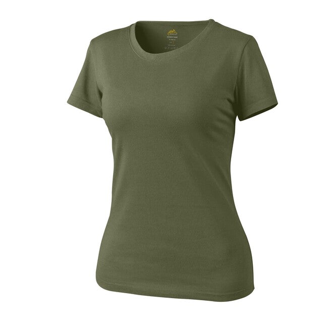 Helikon-Tex Maglietta da donna - cotone, verde u.s.