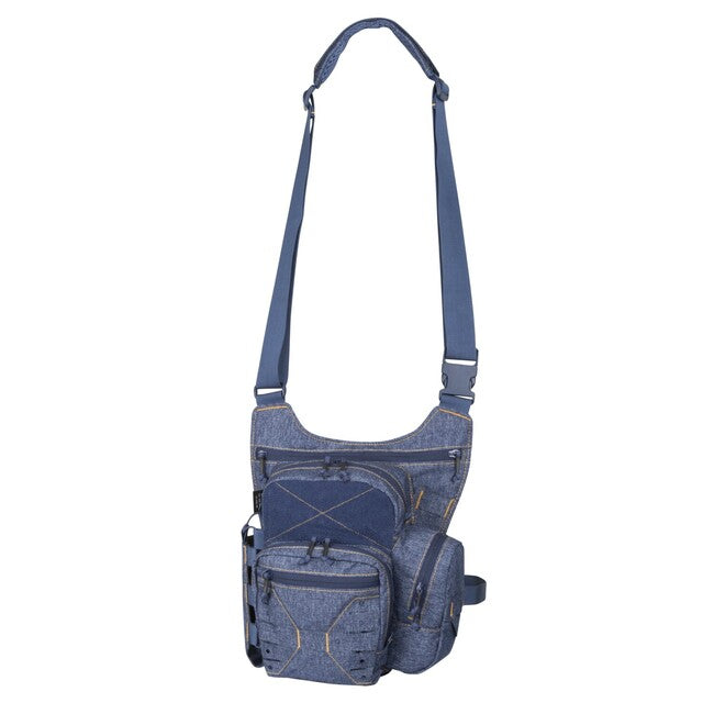 Helikon-Tex EDC borsa a tracolla - nylon misto poliestere, blu melange
