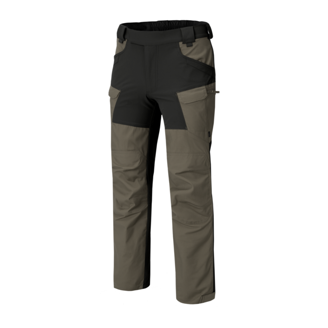 Helikon-Tex Hybrid Outback pantaloni - duracanvas, verdi taiga/nero