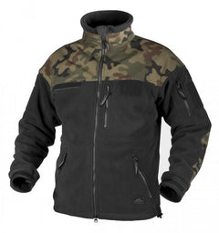 Helikon-Tex Infantry giacca in pile, nero woodland, 330g/m2