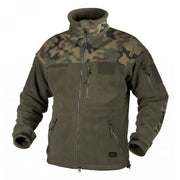 Helikon-Tex Infantry giacca in pile, olivastro/woodland, 330g/m2