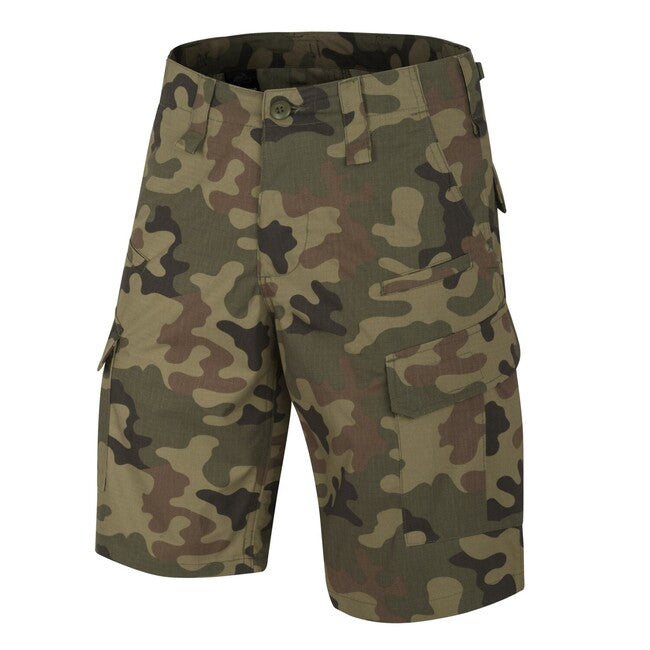 Helikon-Tex Pantaloncini CPU - PolyCotton Ripstop - EN woodland
