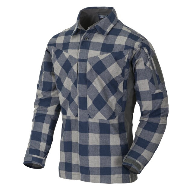 Helikon-Tex MBDU camicia di flanella , plaid blu