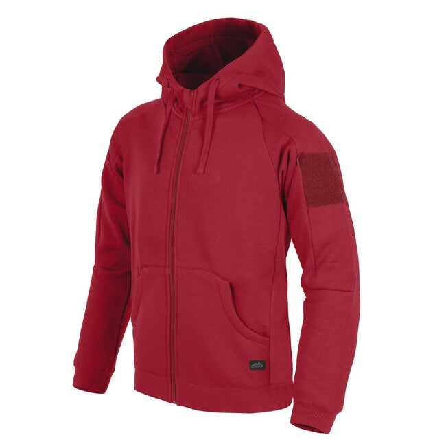 Helikon-Tex Felpa tattica urbana (FullZip) - rosso