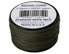 Helikon-Tex Micro Cord 125FT corda per paracadute, 37,5 metri, colore oliva.