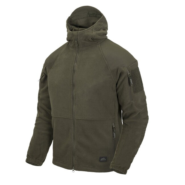 Helikon-Tex Cumulus felpa con cappuccio - pile pesante, verde taiga