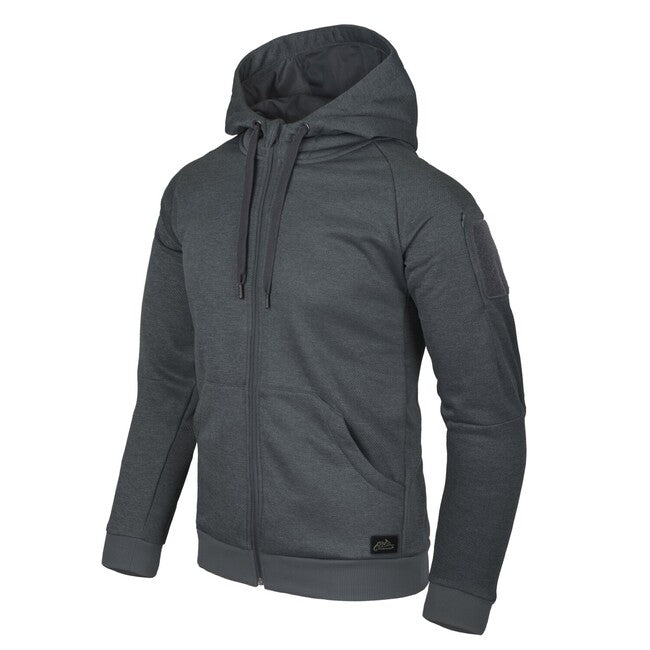 Helikon-Tex Urban Tactical Hoodie (FullZip) - melange nero-grigio