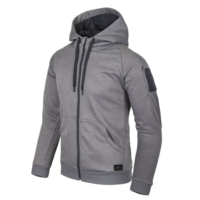 Helikon-Tex Urban Tactical Hoodie (FullZip) - grigio melange
