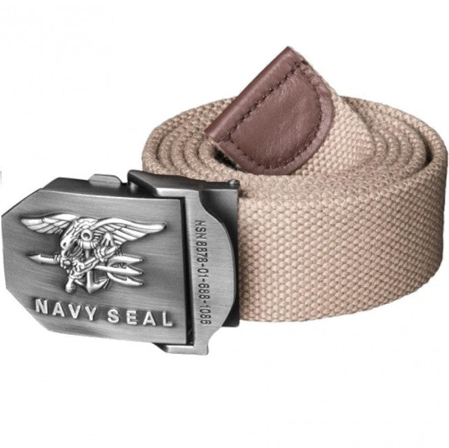 Helikon-Tex Navy Seal cintura con fibbia in metallo, khaki 4cm
