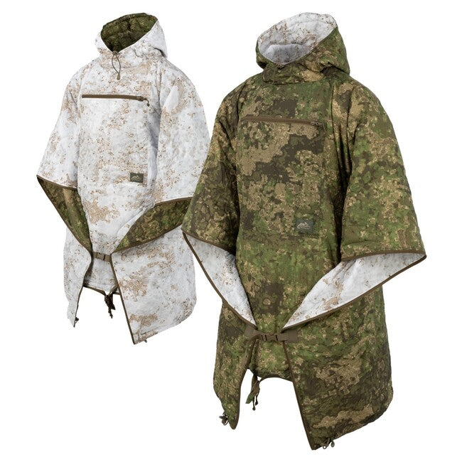 Helikon-Tex Swagman Roll poncho reversibile, pencott wildwood / pencott snowdrift