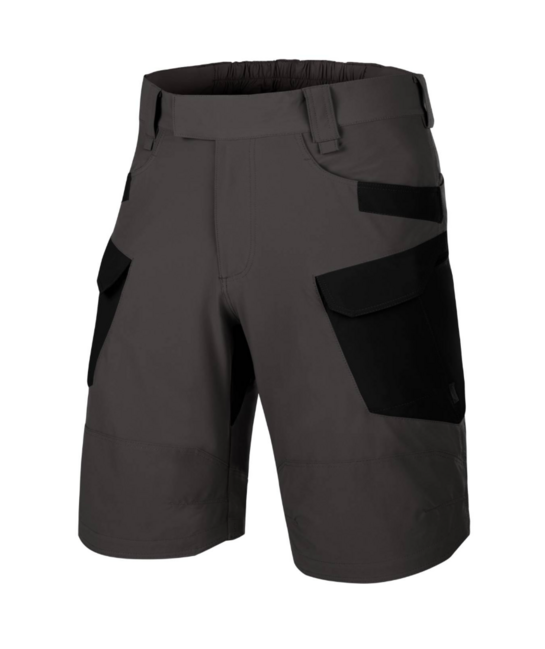 Helikon-Tex OTS 11 pantaloncini tattici da esterno - VersaStrecth Lite - grigio cenere / nero