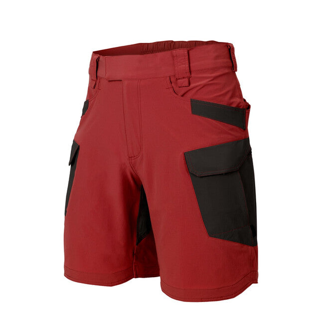 Helikon-Tex OTS 8,5 pantaloncini tattici da esterno - versastretch lite - crimson sky / nero