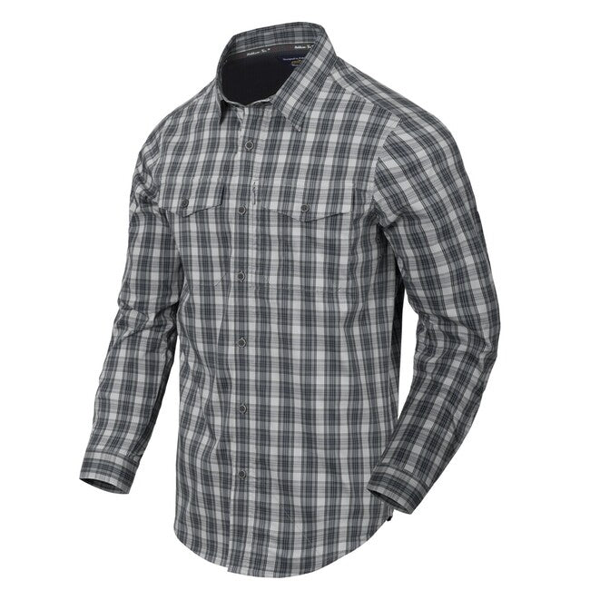 Helikon-Tex Camicia Tactical Concealed Carry - Plaid grigio nebbioso