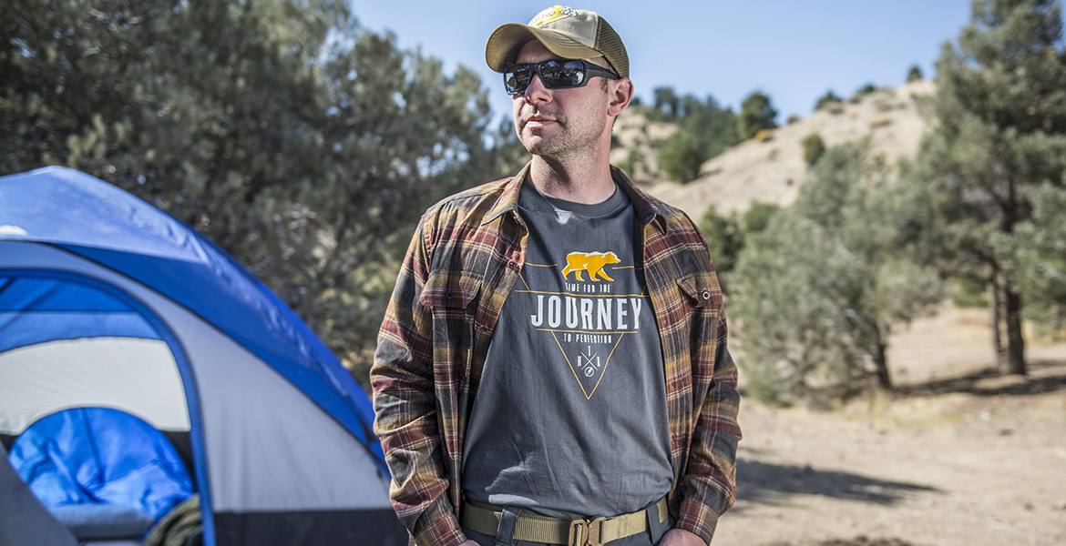 Helikon-Tex Journey to Perfection t-shirt corta, grigio ombra