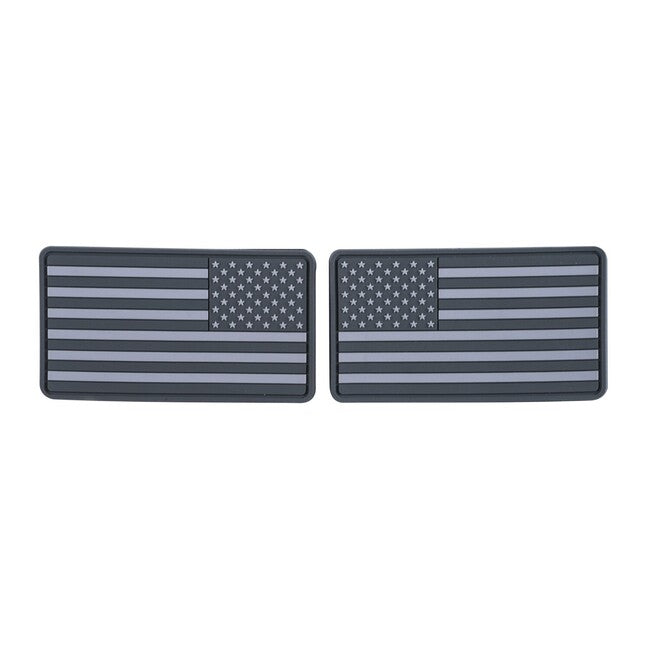 Helikon-Tex Toppa USA Bandiera grande (set - 2 pz.) - pvc - grigio