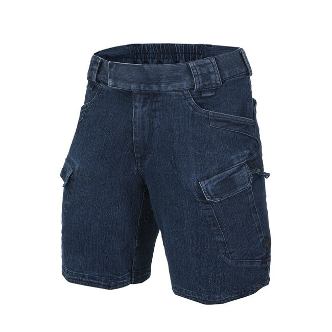 Helikon-Tex Pantaloni corti tattici UTS 8,5" - Denim Stretch - Blu marino