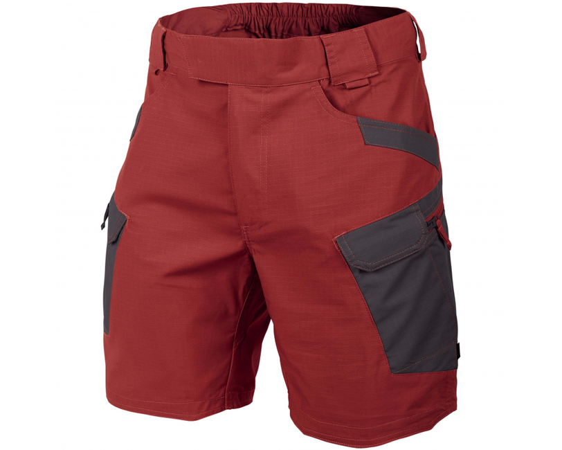 Helikon-Tex Pantaloni corti Urban Tactical Rip-Stop 8,5" in policotone crimson sky/ash grey