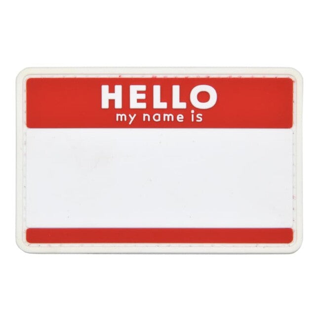 WARAGOD Ciao, il mio nome é PVC toppa rossa