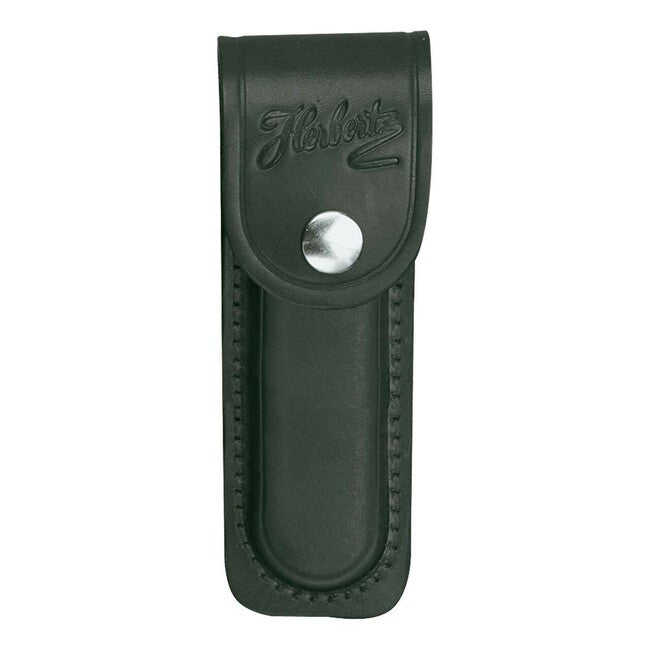 Herbertz Custodia in pelle nera da 10 cm