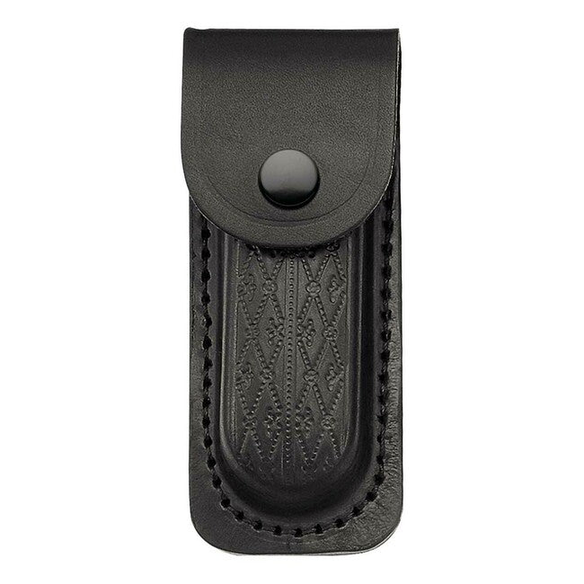 Herbertz Custodia in pelle nera da 14 cm