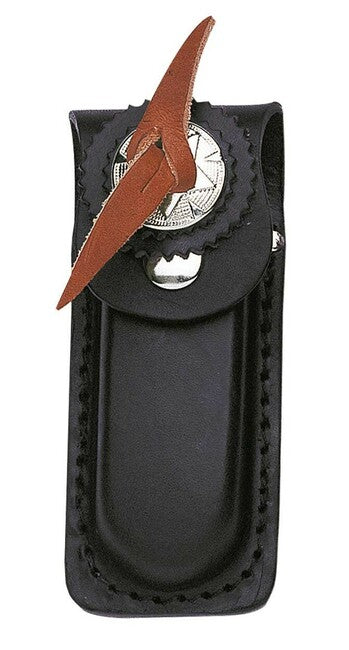 Herbertz Custodia in pelle nera 14,5 cm