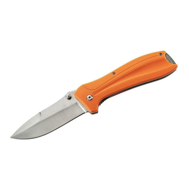 Herbertz Einhandmesser coltello tascabile a una mano 8,7 cm, arancione, plastica