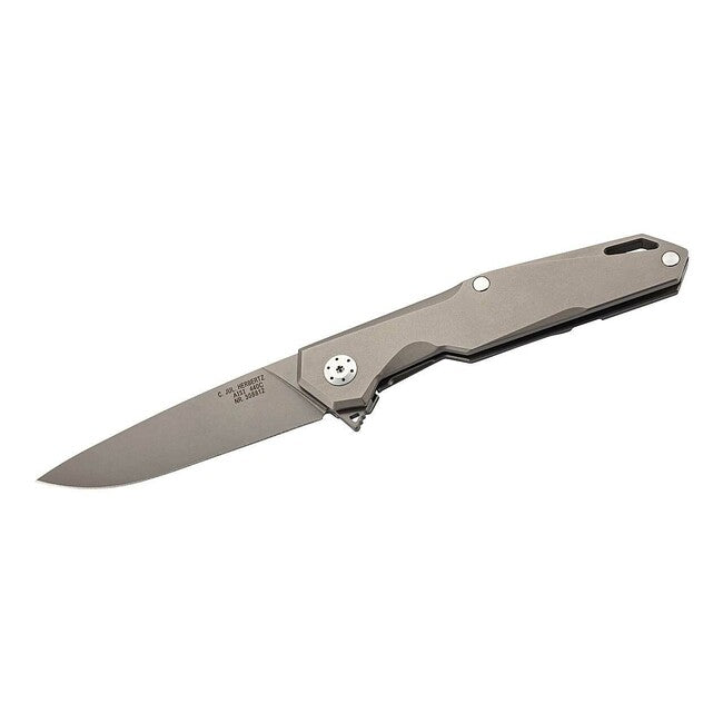 Herbertz Einhandmesser coltello a una mano 9 cm, titanio